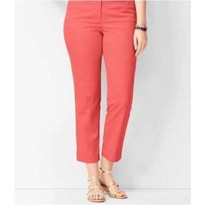 Talbots Perfect Crop Peach Pants NWT